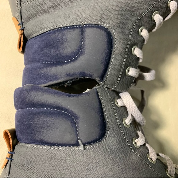 Call it Spring grey vegan leather boots size 8 - Picture 8 of 9